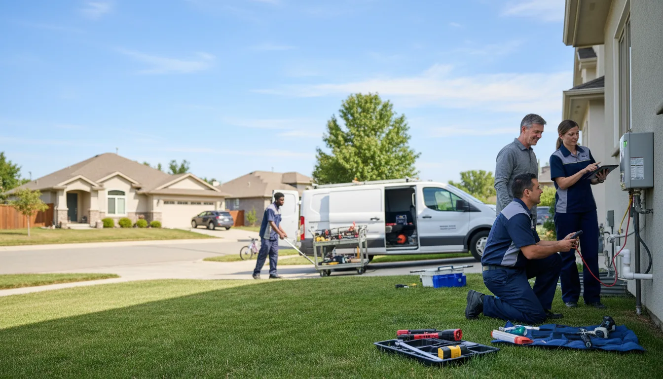 Tankless water heater service in Holden, MA